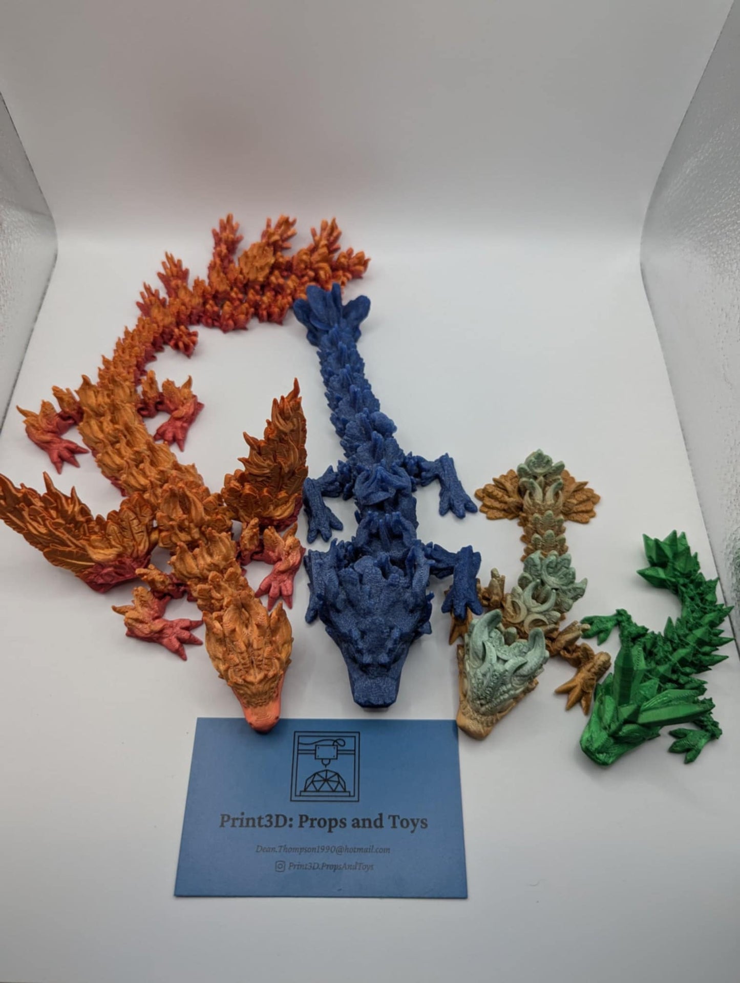 3D Printed Flexible Dragons