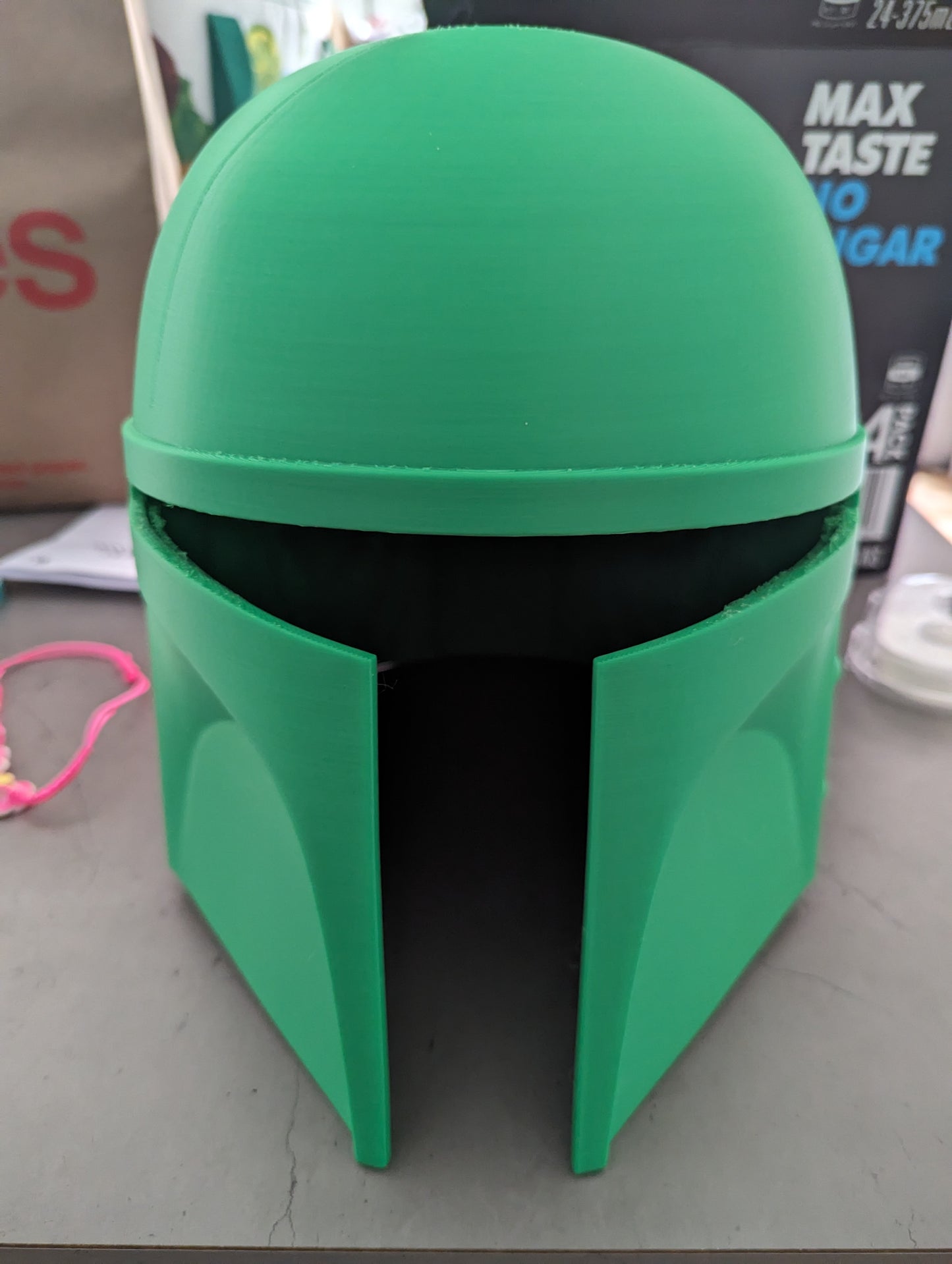 Custom 3D Printed Mandalorian-Style Helmet