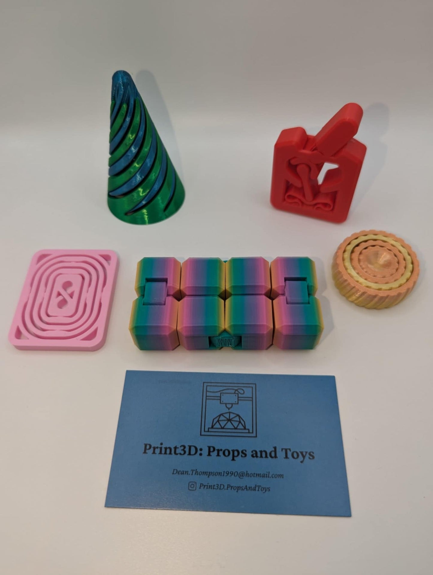 3D Printed Fidget Toy Pack