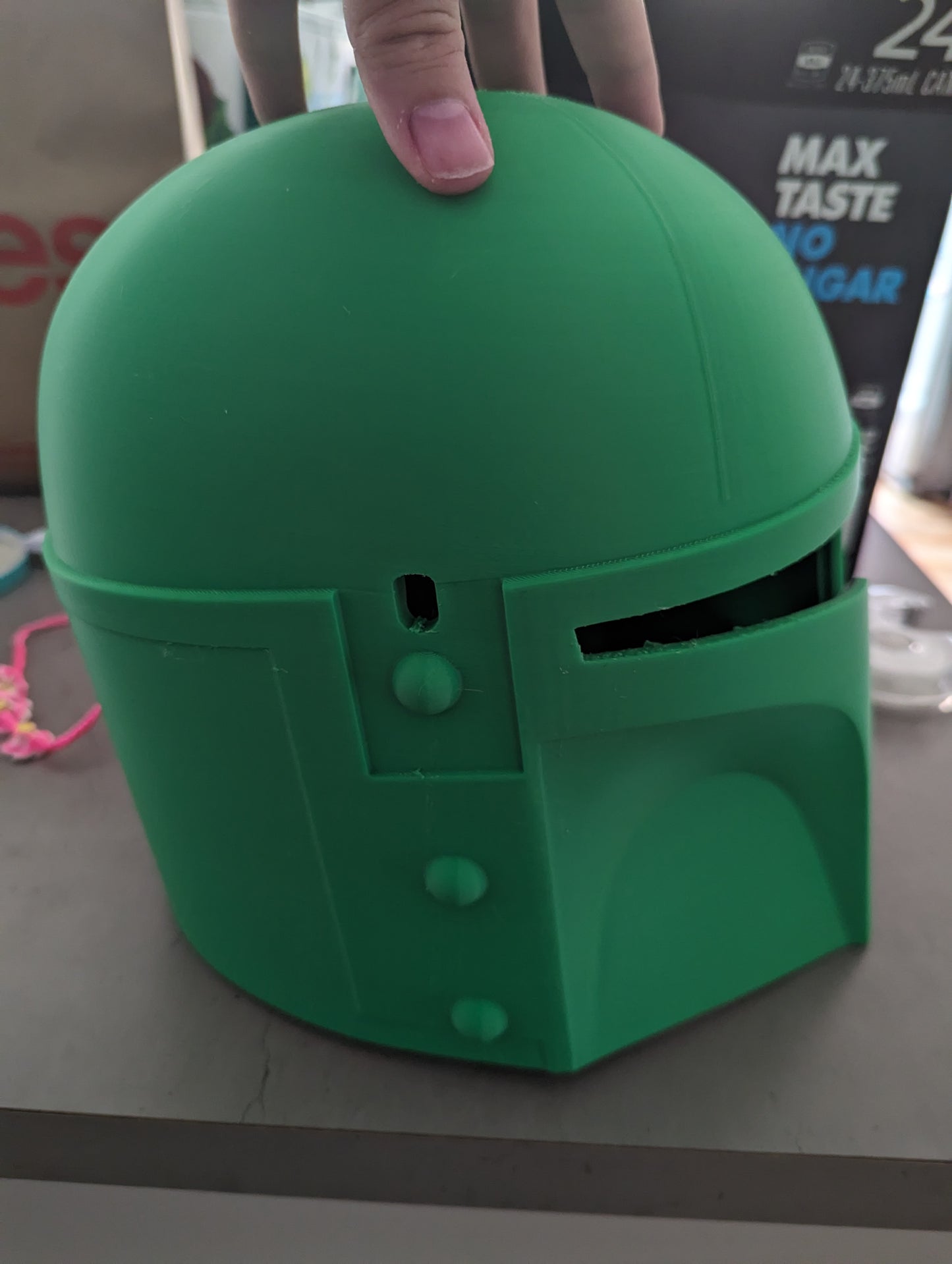 Custom 3D Printed Mandalorian-Style Helmet