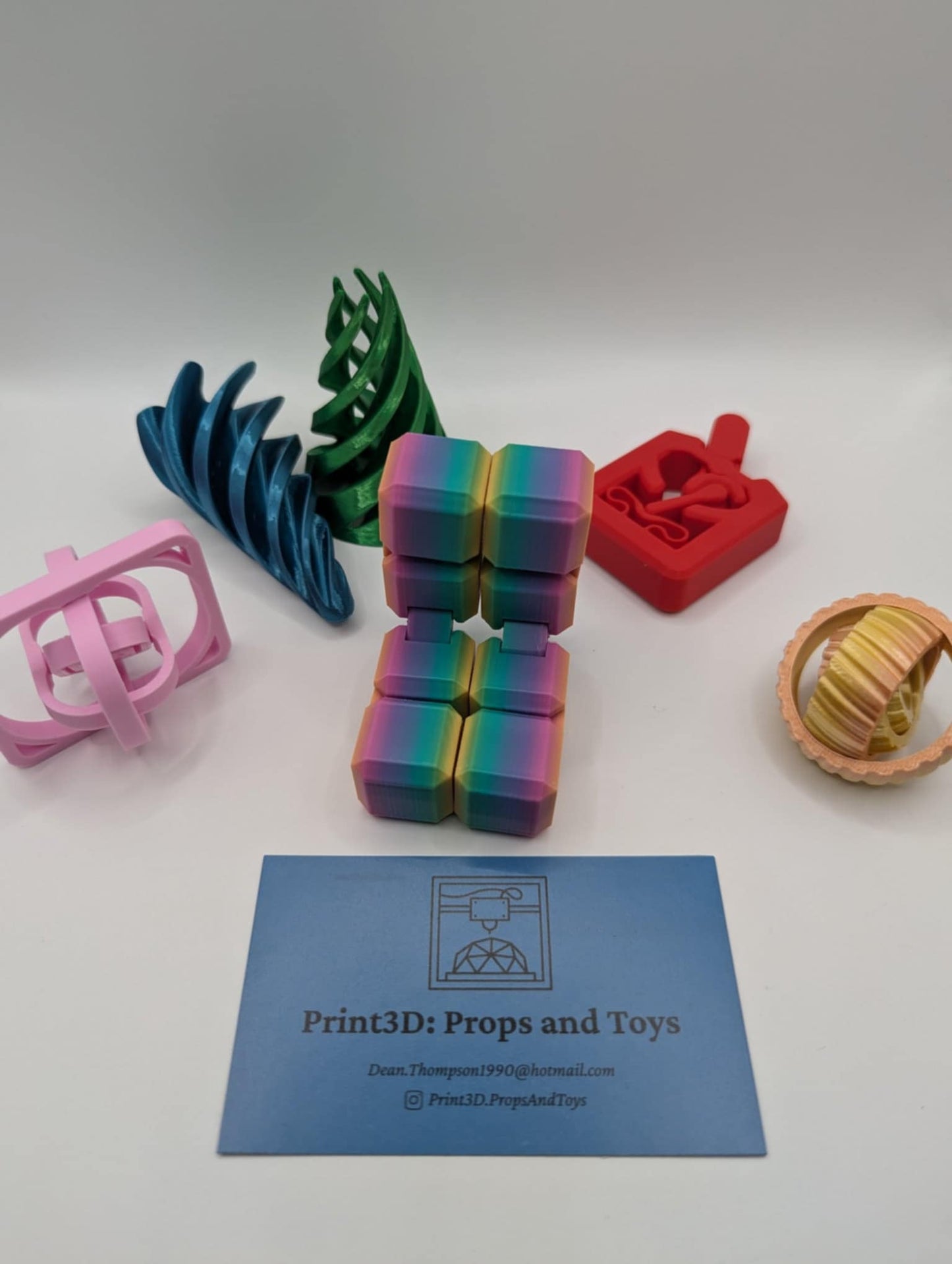 3D Printed Fidget Toy Pack